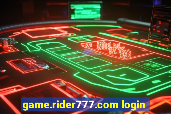 game.rider777.com login